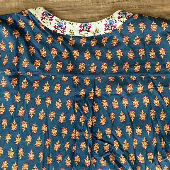 NWT - Anthro Maeve 3/4 Sleeve Floral Top XS - Picture 7 of 11